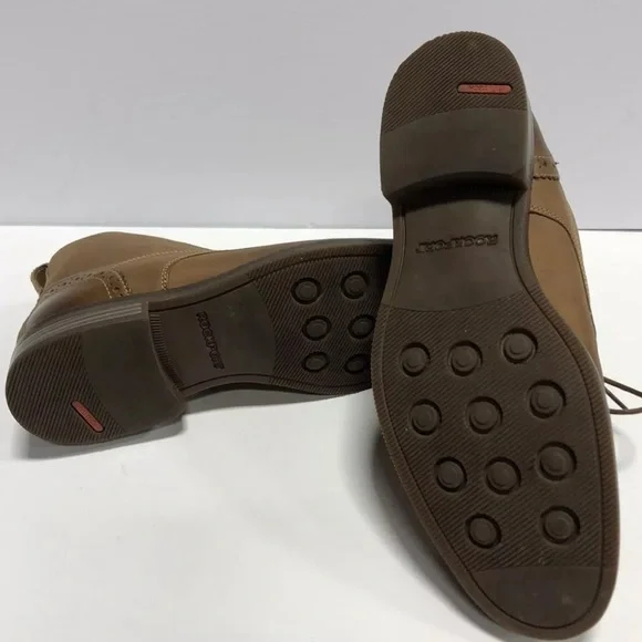 Rockport Men's Karwin Chukka Brown Leather Boot 9 M - Picture 6 of 7